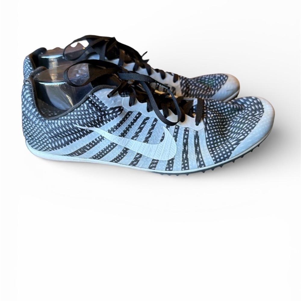 Nike Zoom D Black and White Track Shoes